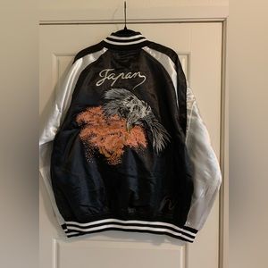 Vintage Japanese Sukajan Embroidered Bomber Jacket